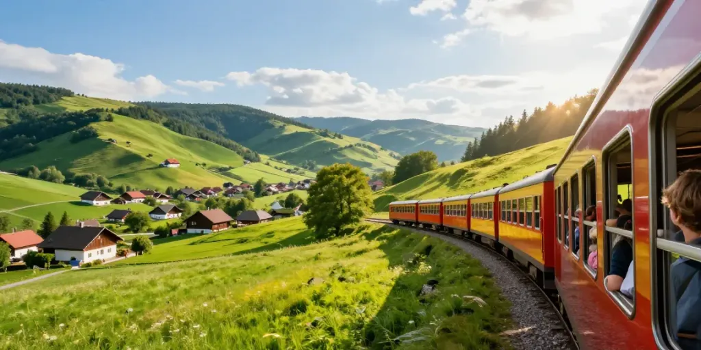 Explore train ticket prices while experiencing breathtaking landscapes on your travel adventure.